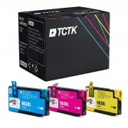 TCTK Atramentové náplne 963XL 963XL 963XL sada 3 ks CMY kompatibilný s HP OfficeJet Pro 9010 9012 9013 9014 9015 9016 9018 9019 9020 9022 9023 9025 9026 9027 9028 9029, nahrádza 3JA27AE