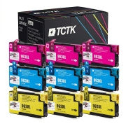 TCTK Atramentové náplne 963XL 963XL 963XL sada 9 ks CMY (po 3 ks) kompatibilný s HP OfficeJet Pro 9010 9012 9013 9014 9015 9016 9018 9019 9020 9022 9023 9025 9026 9027 9028 9029, nahrádza 3JA27AE