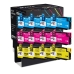TCTK Atramentové náplne 963XL 963XL 963XL sada 12 ks CMY (po 4 ks) kompatibilný s HP OfficeJet Pro 9010 9012 9013 9014 9015 9016 9018 9019 9020 9022 9023 9025 9026 9027 9028 9029, nahrádza 3JA27AE