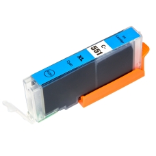Kompatibilní s Canon CLI-551XLC / 12ml Atrament Azurová (Atramentové kazety)