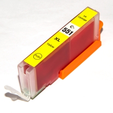 Kompatibilní s Canon CLI-551XLY / 12ml Atrament Žlutá (Atramentové kazety)