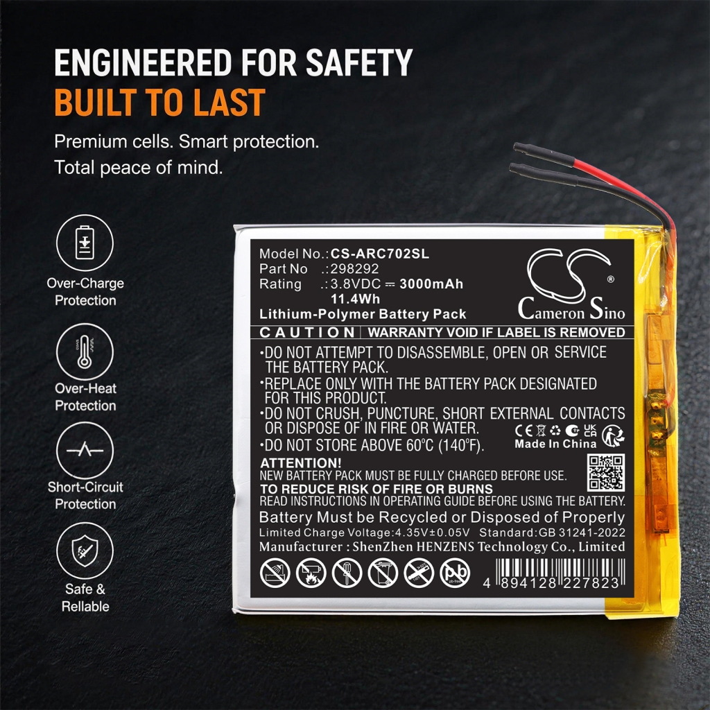 Batéria kompatibilné s Archos CS-ARC702SL