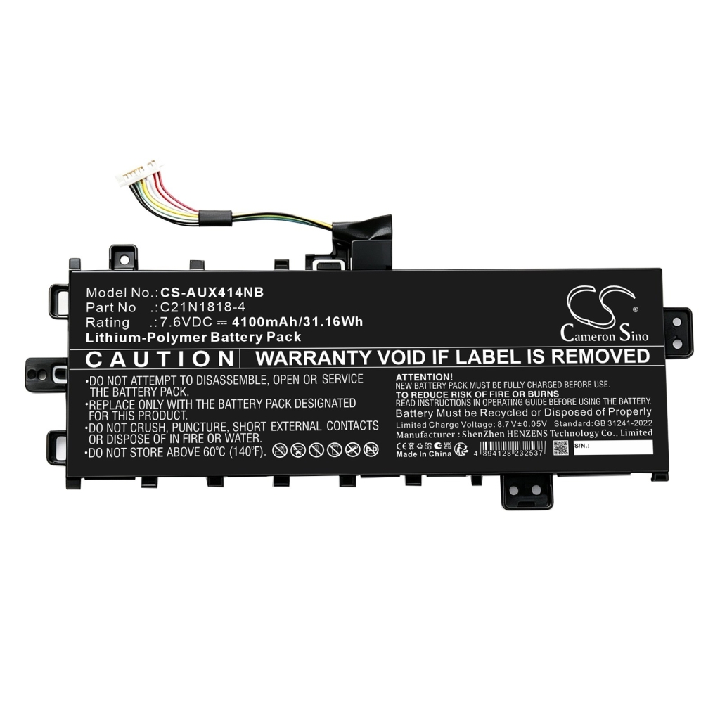 Batérie kompatibilné s Asus VivoBook 15 X509FA-EJ561TS 15 X509FAEJ216T 15 X509FAEJ561TS CS-AUX414NB