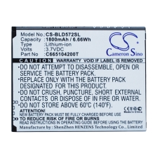 Kompatibilná náhrada batérie za BLU C665104200T,C765804200L