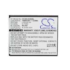 Kompatibilná náhrada batérie za LENOVO BL242