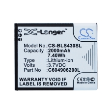 Kompatibilná náhrada batérie za BLU C604905200T,C604906200L