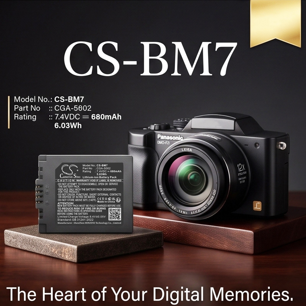 Batéria Nahrádza Panasonic CGA-S002A/1B