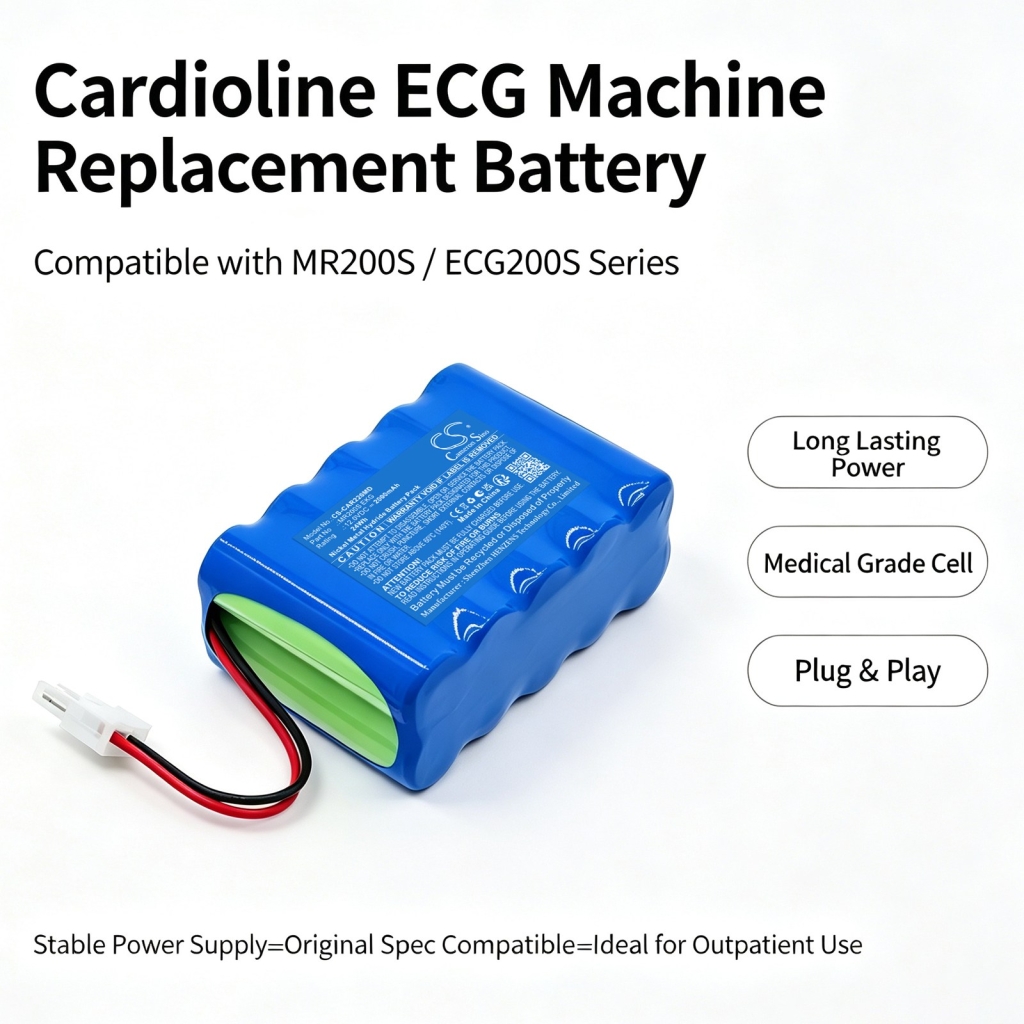 Batérie kompatibilné s Cardioline MR1200 EKG CS-CAR220MD