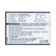 Kompatibilná náhrada batérie za Coolpad CPLD-152