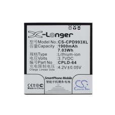 Kompatibilná náhrada batérie za Coolpad CPLD-64