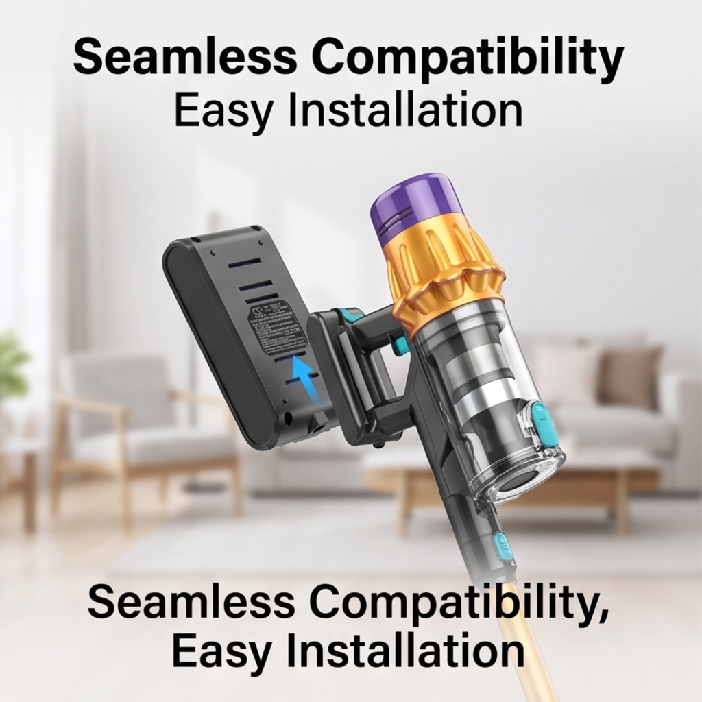 Batérie kompatibilné s COTIAR V22 V22 650W Cordless Vacuum Cleaner 55kPa Suction Power Brushless Vacuum CS-CTR220VX