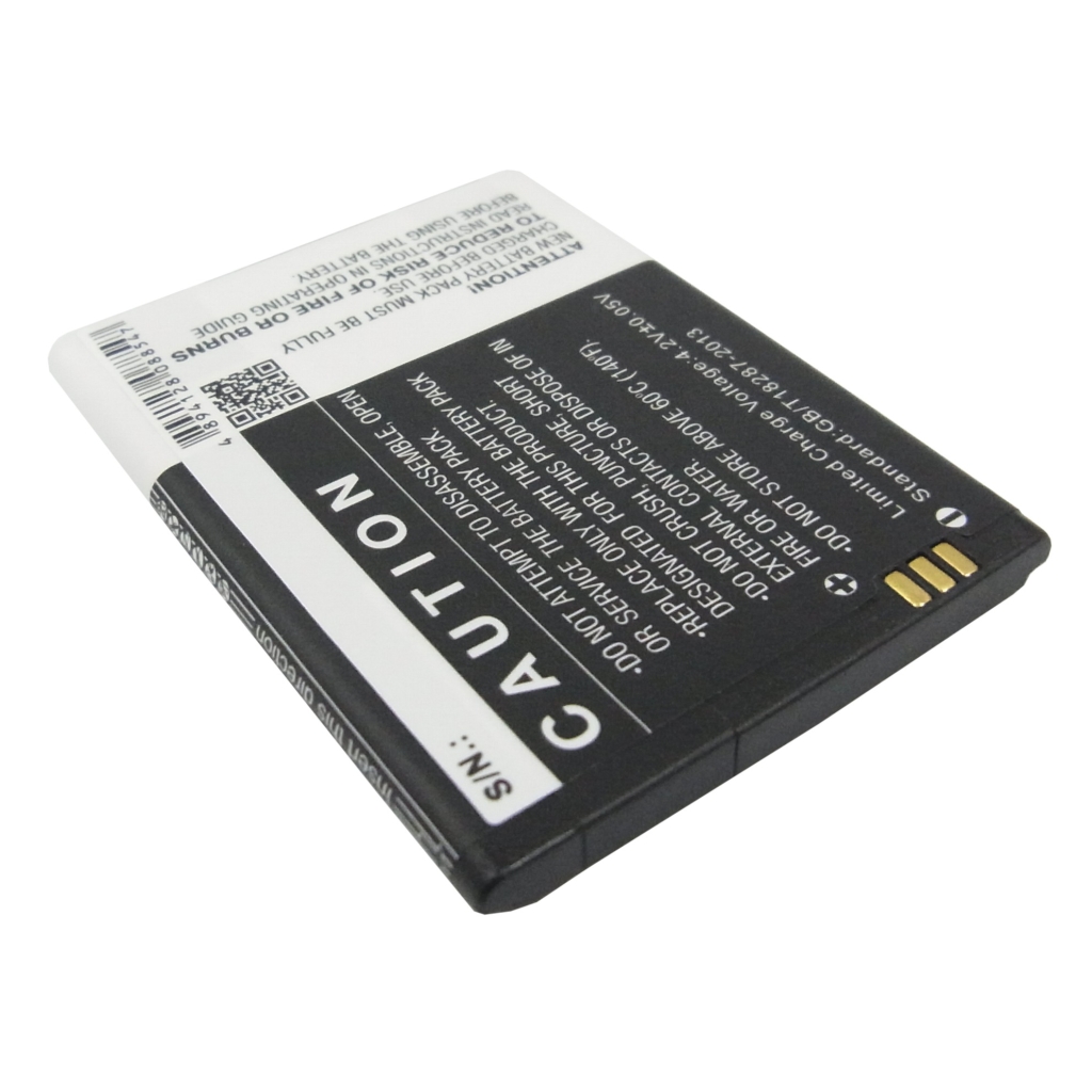Cameron Sino CS-EAV340SL zadná strana, GB/T18287-2013 a 3 zlaté kontakty vpravo hore