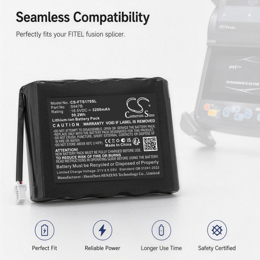 Batéria pre Fitel S179 Fusion splicer Welding Splicer