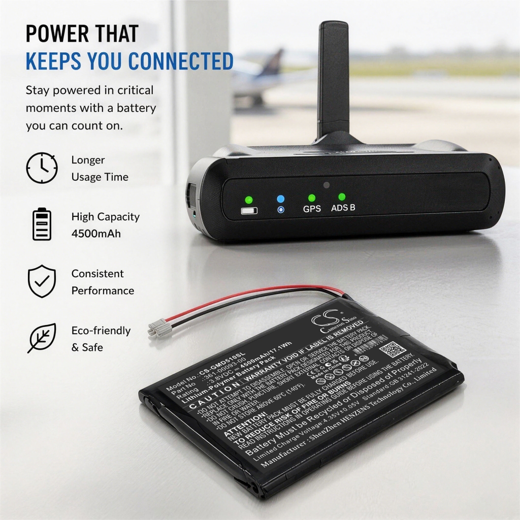 Batéria pre GARMIN GDL 52 Portable SiriusXM/ADS-B Receiver