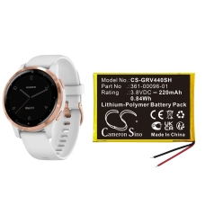 Batérie pre inteligentné hodinky Garmin CS-GRV440SH