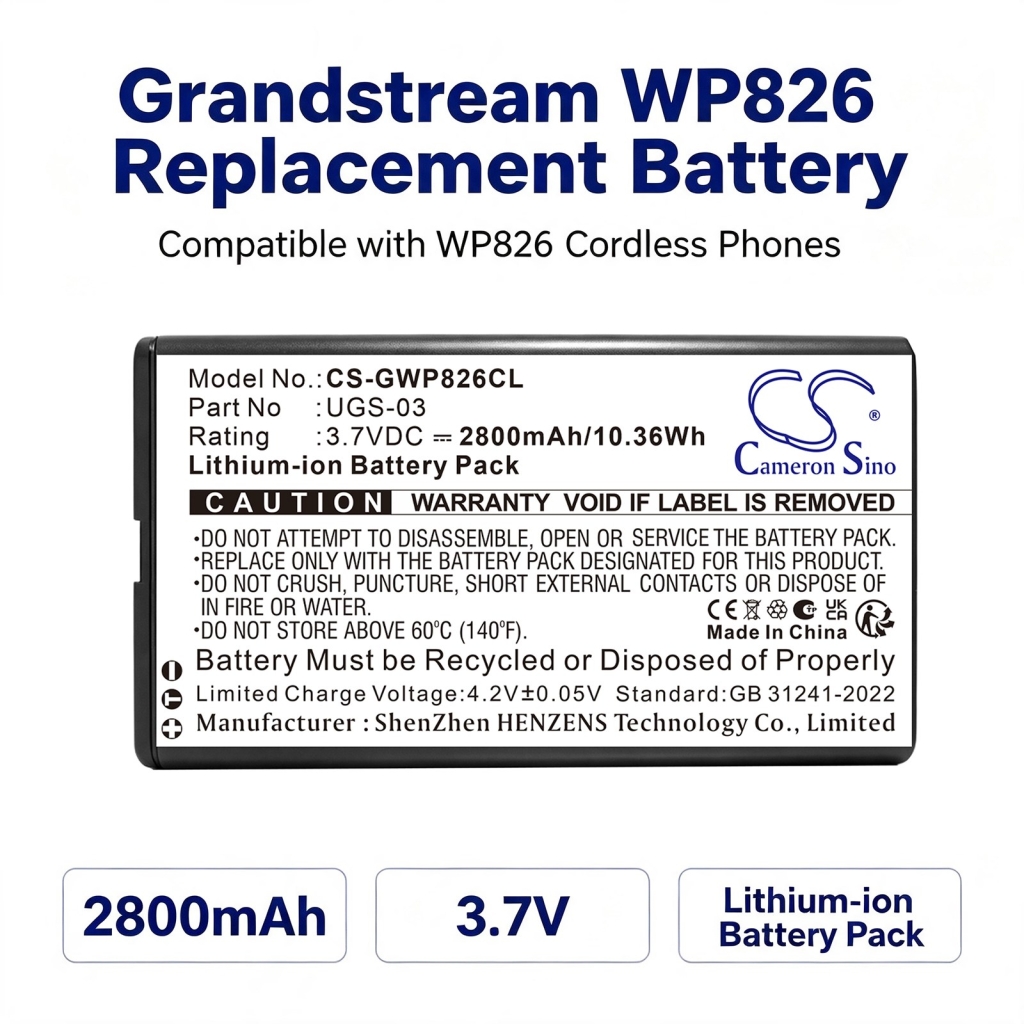 Batéria kompatibilné s Grandstream CS-GWP826CL