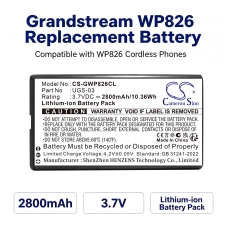 Kompatibilná náhrada batérie za Grandstream UGS-03