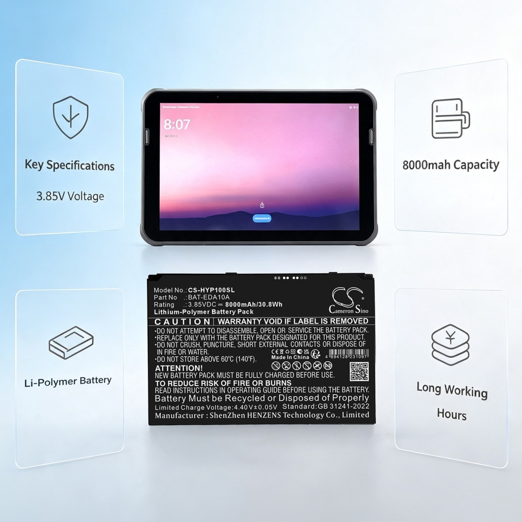 Batérie kompatibilné s Honeywell EDA10A Tablet CS-HYP100SL