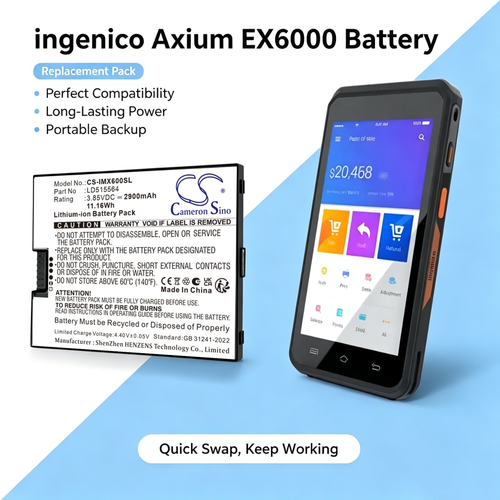 Batéria pre Ingenico Axium EX6000