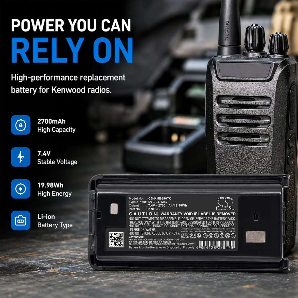 Batéria kompatibilné s Kenwood CS-KNB690TC