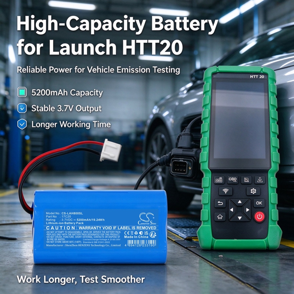 Batérie kompatibilné s Launch HTT20 HTT20 CS-LAH800SL