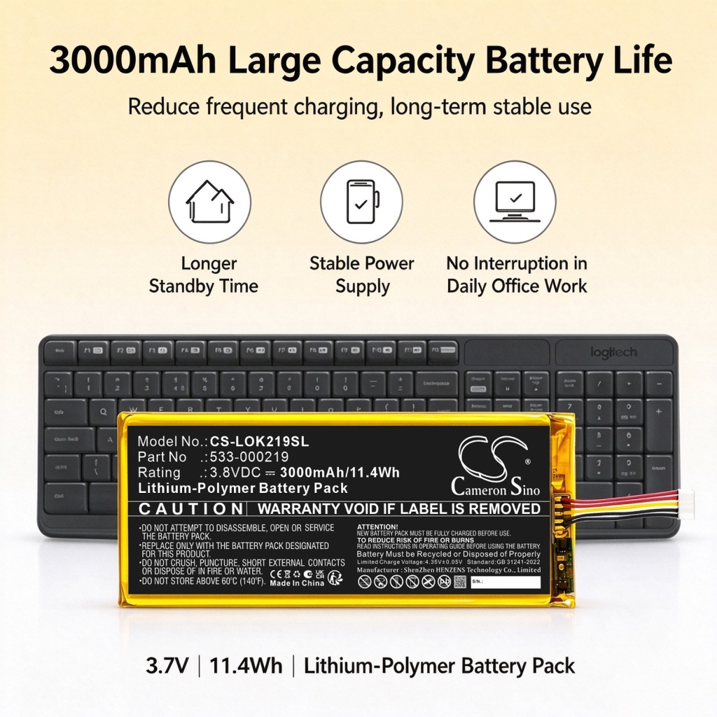 Batéria Nahrádza Logitech 533-000219