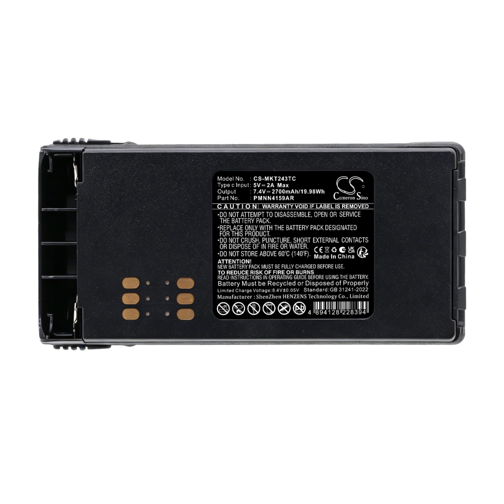 Batéria Nahrádza Motorola HMNN4154