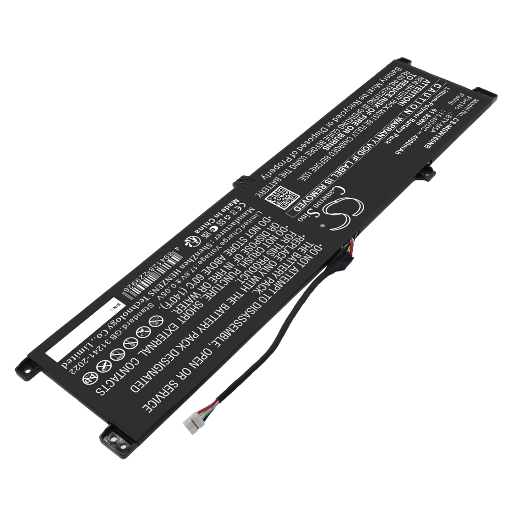 Batéria kompatibilné s MSI CS-MSW160NB