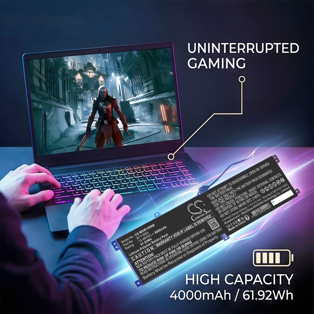 Batéria kompatibilné s MSI CS-MSW160NB