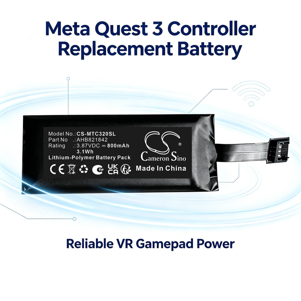 Batérie kompatibilné s Meta Quest 3 Game Controller 3S Game Controller Touch Plus Controller CS-MTC320SL
