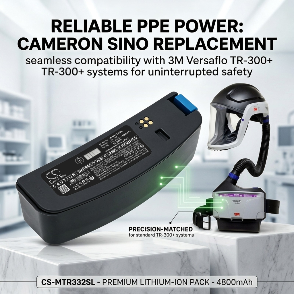 Batérie kompatibilné s 3M Versaflo TR-300 PAPR TR-300N+ PAPR TR-301N PAPR CS-MTR332SL