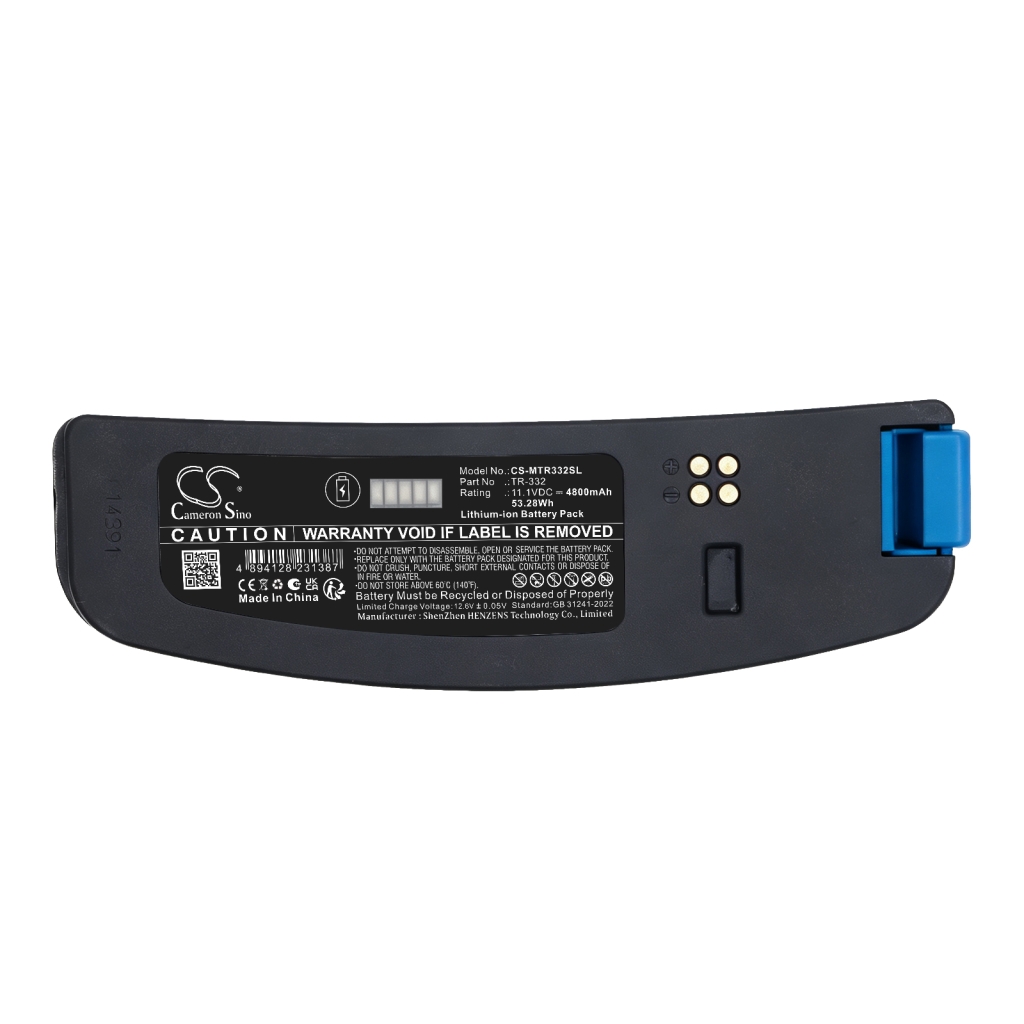 Batérie kompatibilné s 3M Versaflo TR-300 PAPR TR-300N+ PAPR TR-301N PAPR CS-MTR332SL