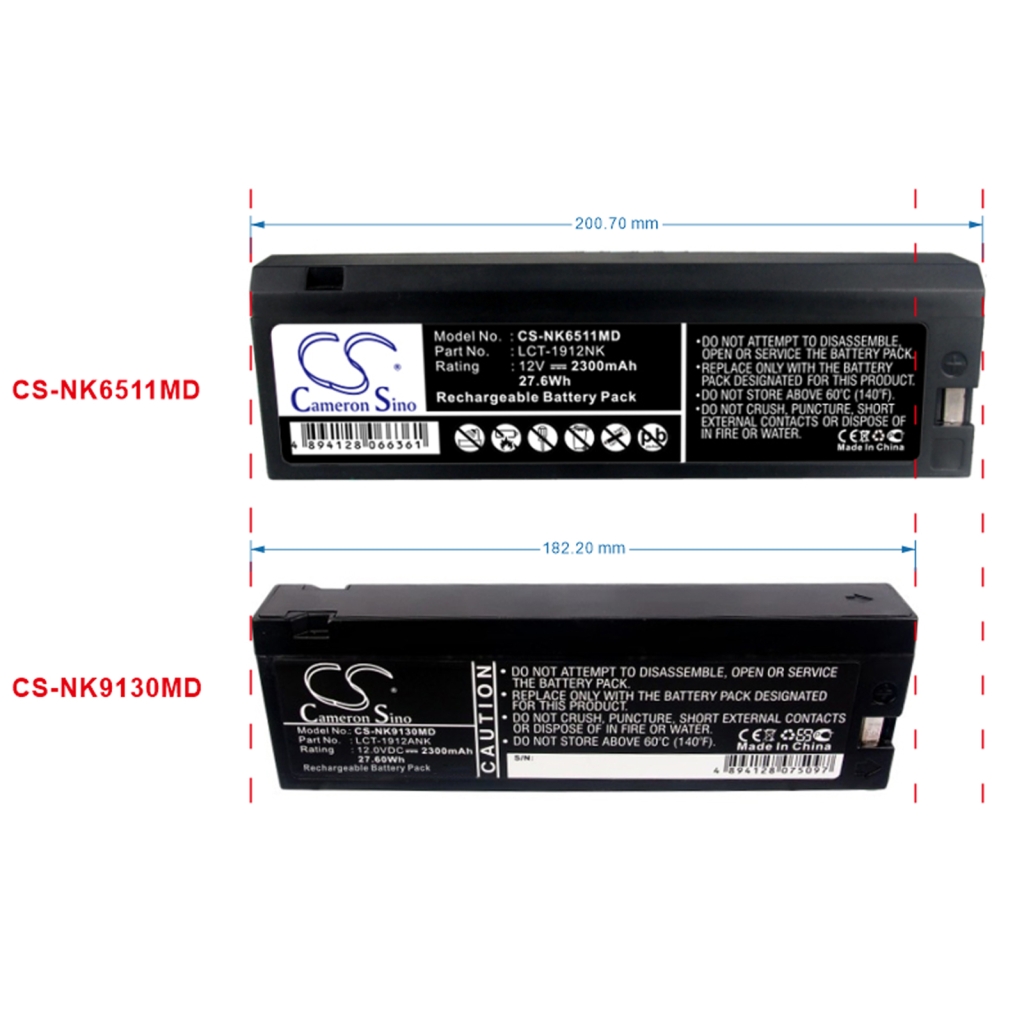 Batéria kompatibilné s Nihon Kohden Philips CS-NK6511MD