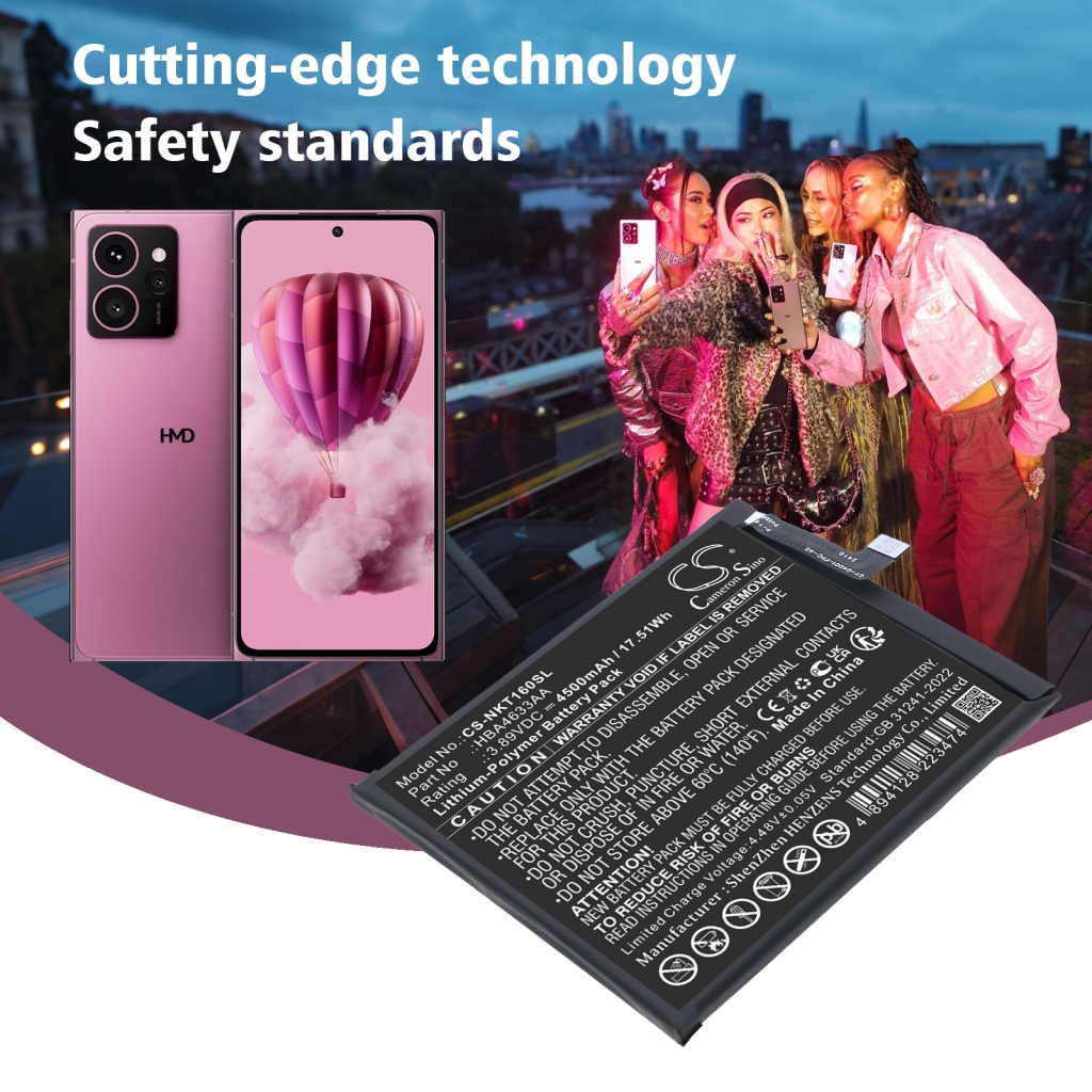 Batérie pre mobilné telefóny Hmd CS-NKT160SL