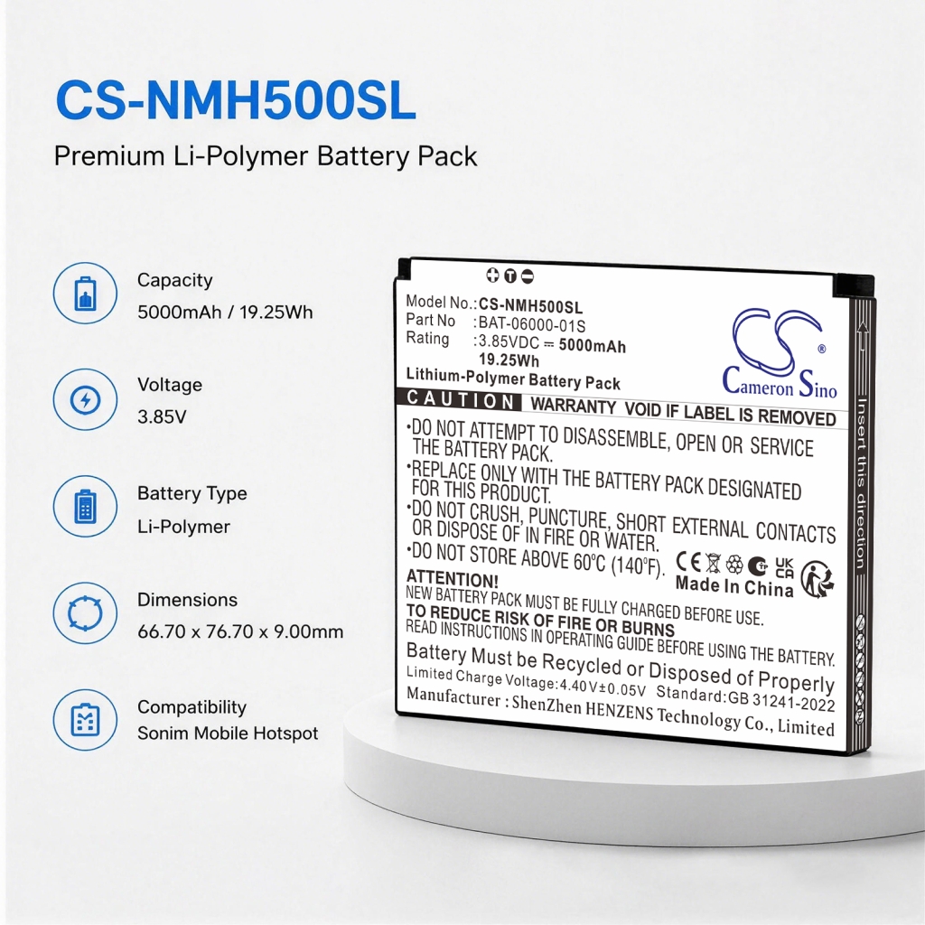 Batéria kompatibilné s Sonim CS-NMH500SL