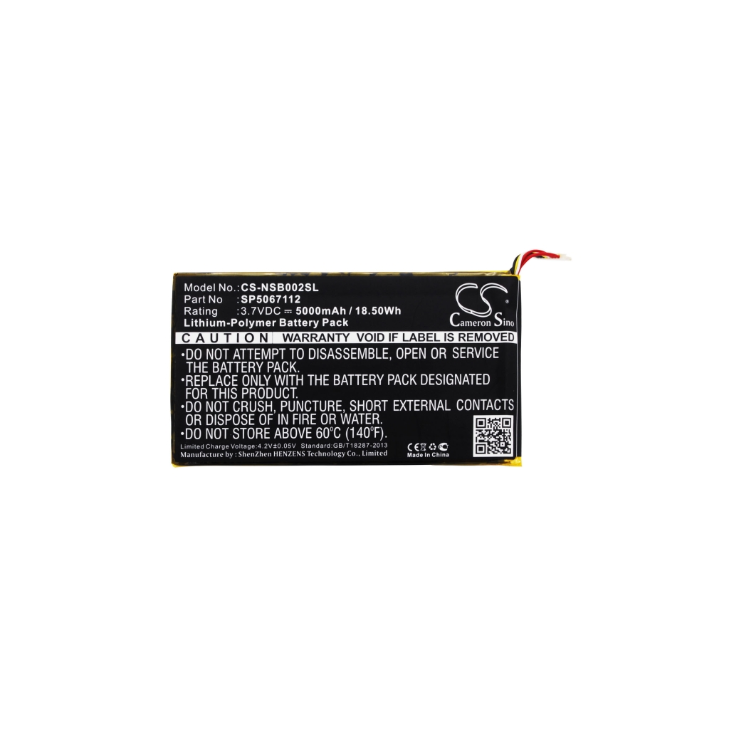 Batéria kompatibilné s Fuhu CS-NSB002SL