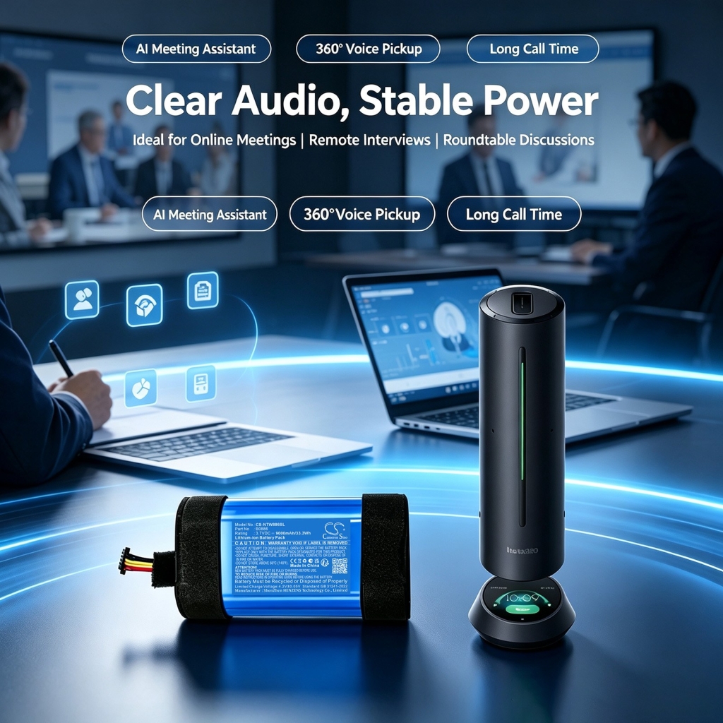 Batérie kompatibilné s Insta360 Wave AI-Powered Speakerphone CS-NTW886SL