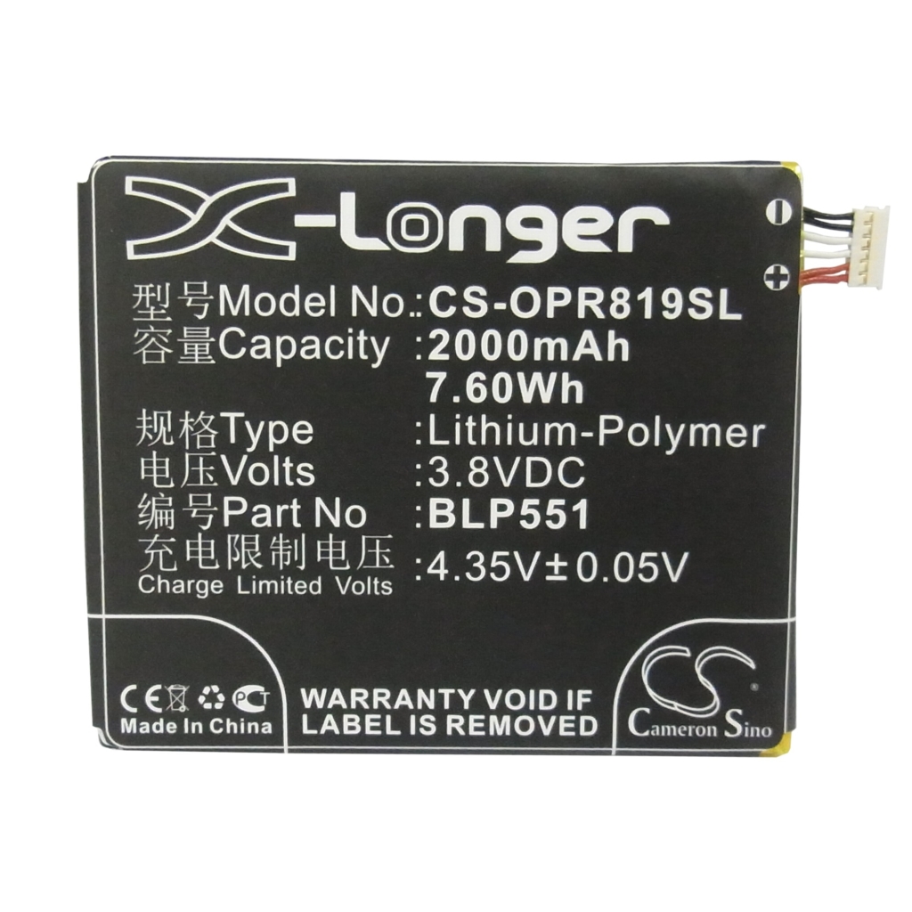Batéria kompatibilné s OPPO CS-OPR819SL