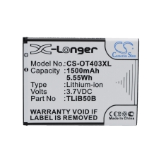 Kompatibilná náhrada batérie za Alcatel CAB60B0000C2,CAB60B0001C2,TLIB50B