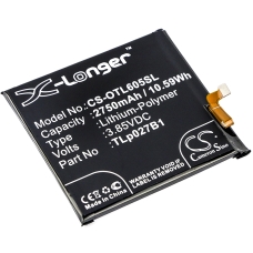 Kompatibilná náhrada batérie za Alcatel CAC2710006C1,TLP027A1,TLP027B1