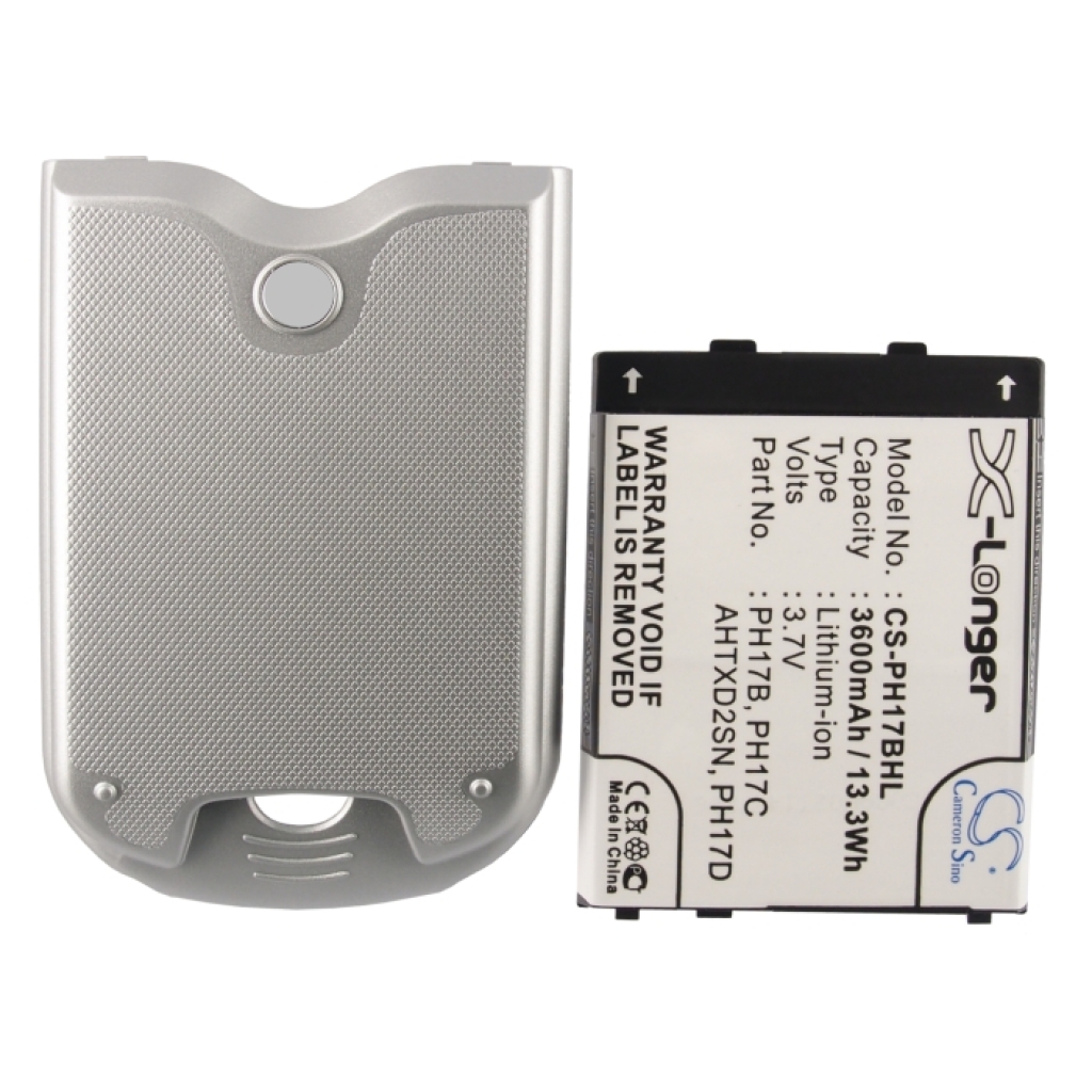 Batéria kompatibilné s Vodafone HTC O2 Orange T-Mobile DOPOD ERA i-Mate MWG Qtek Telefonica CS-PH17BHL