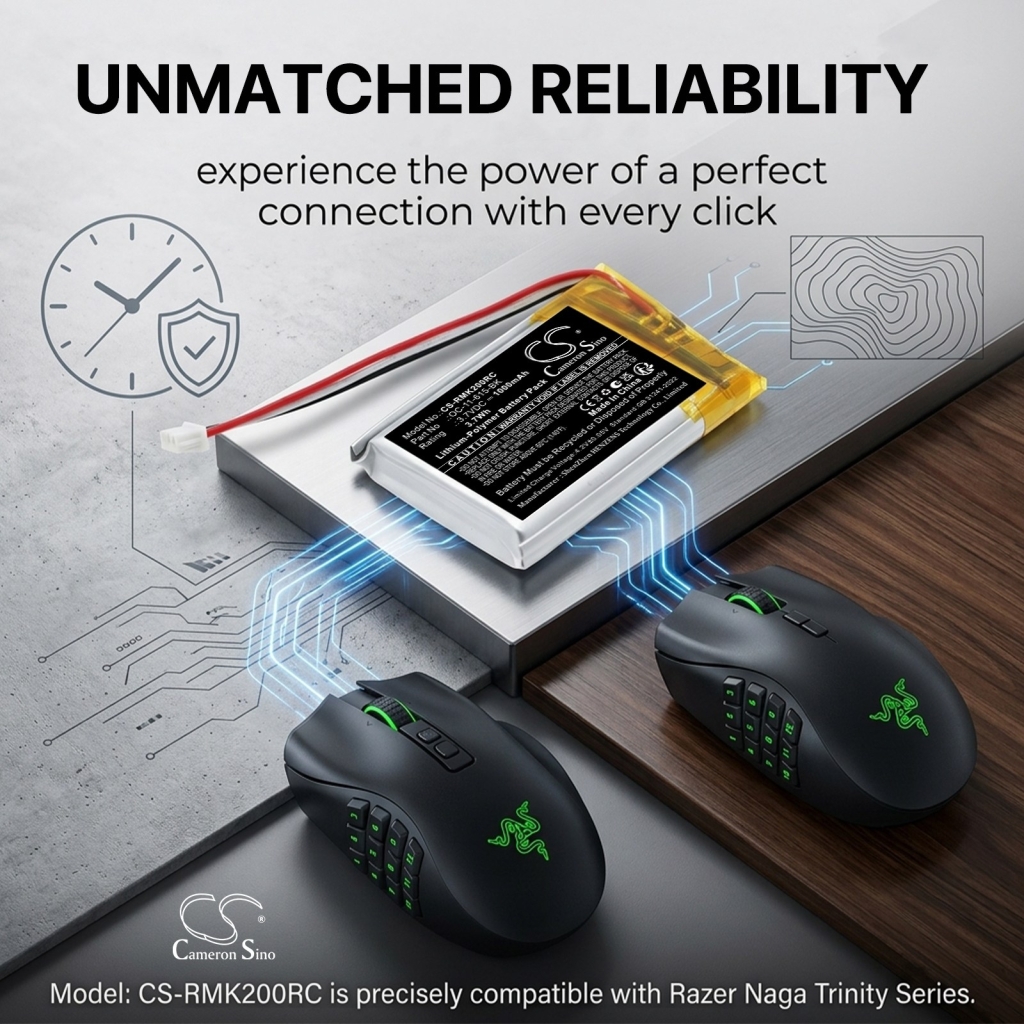 Batérie kompatibilné s RAZER Kain 202 Wireless Gaming Mouse CS-RMK200RC