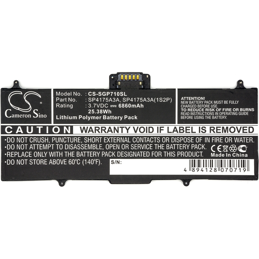 Batéria Nahrádza Samsung SP4175A3A