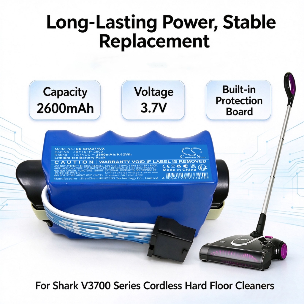 Batérie kompatibilné s Shark XBAT3700 XBAT3700 CS-SHX374VX