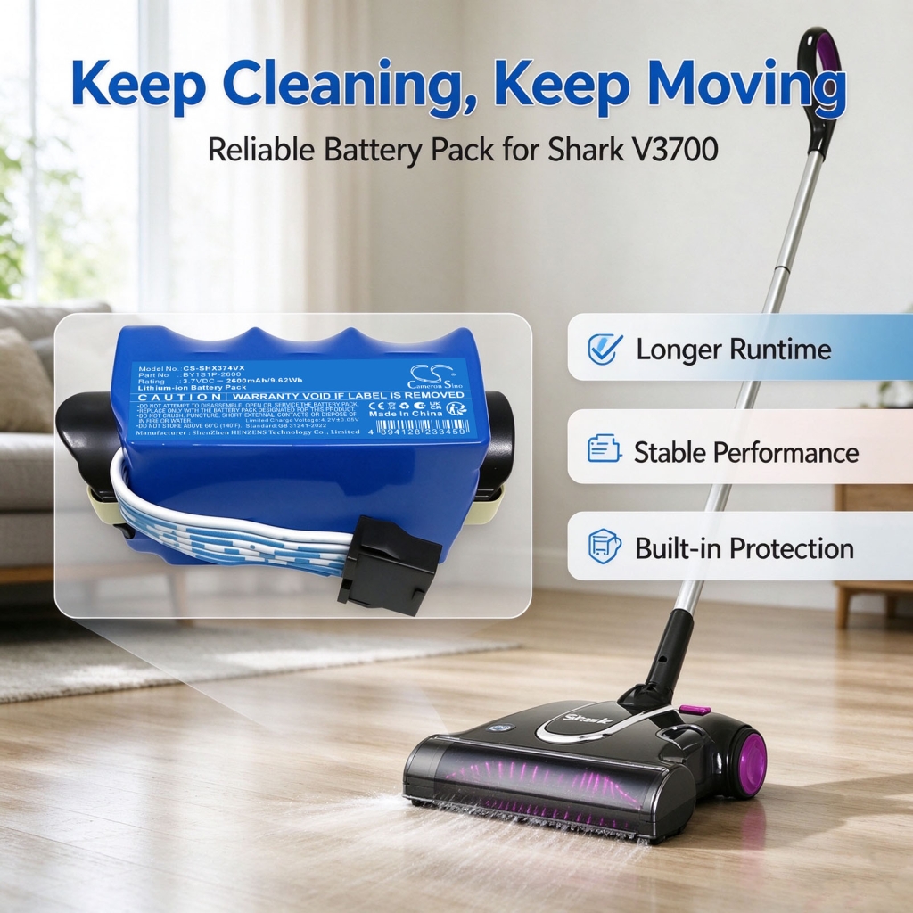 Batérie kompatibilné s Shark XBAT3700 XBAT3700 CS-SHX374VX