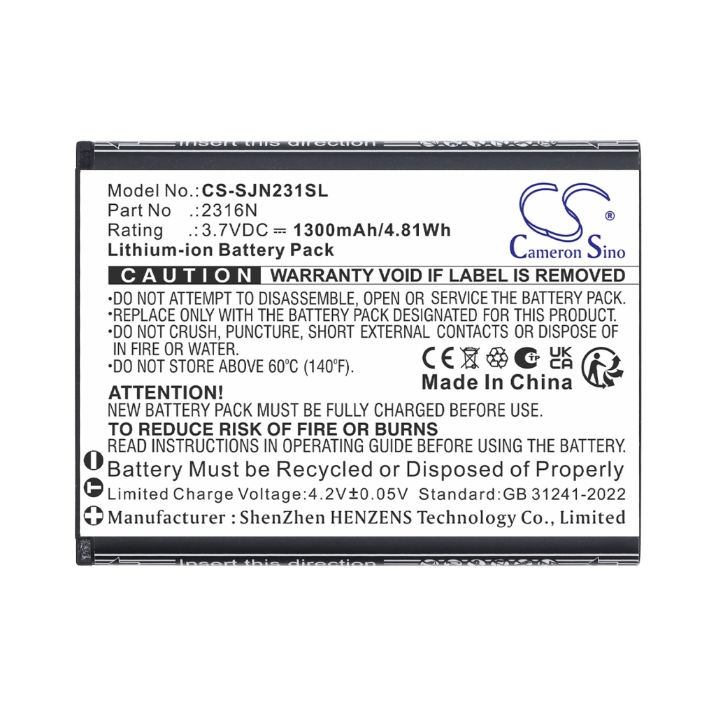 Batéria Nahrádza SPC 2316N