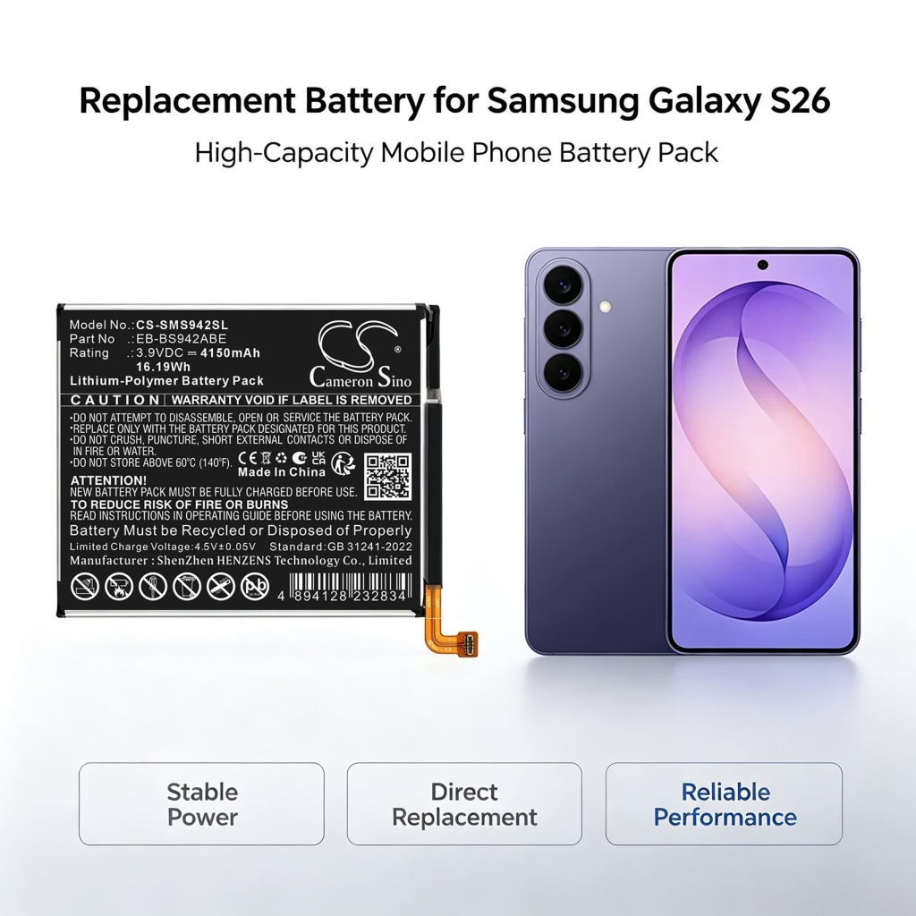 Batérie kompatibilné s Samsung Galaxy S26 CS-SMS942SL