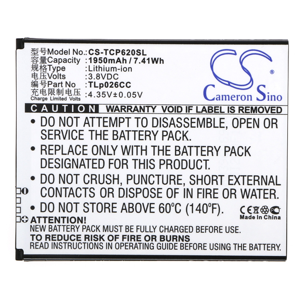 Batéria kompatibilné s TCL CS-TCP620SL