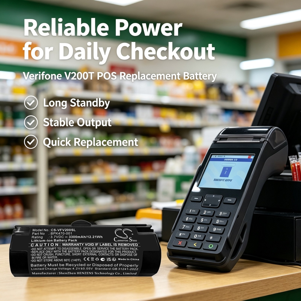 Batérie kompatibilné s Verifone V200T V200T CS-VFV200SL
