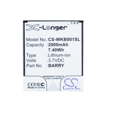 Kompatibilná náhrada batérie za Wiko BARRY